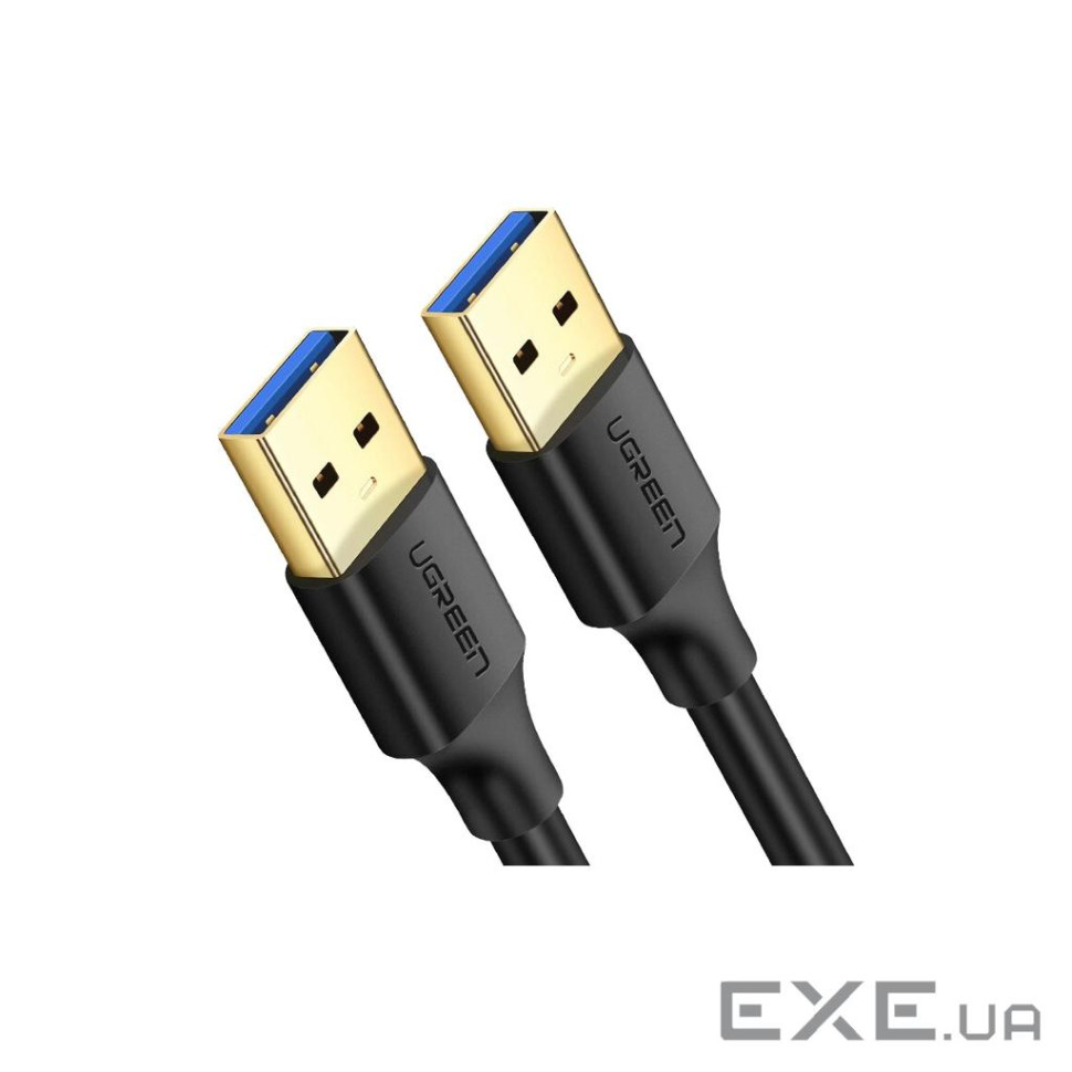 Дата кабель USB 3.0 AM/AM 2.0m US128 black Ugreen (10371) (90403224)