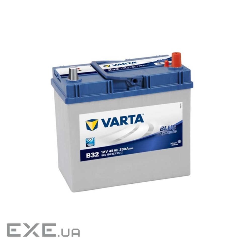 Акумулятор автомобільний Varta Blue Dynamic 45Аh без нижн. бурта (545156033)