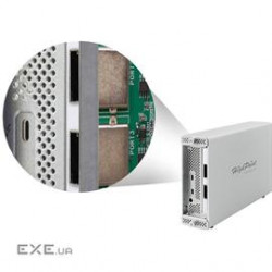 HighPoint Accessory RS6661A-mSAS3 Thunderbolt3 to 2xMini-SAS Port Hardware RAID Adapter Retail