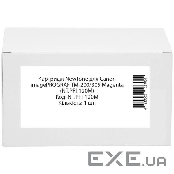 Картридж NewTone Canon imagePROGRAF TM-200/305 Magenta (NT.PFI-120M)