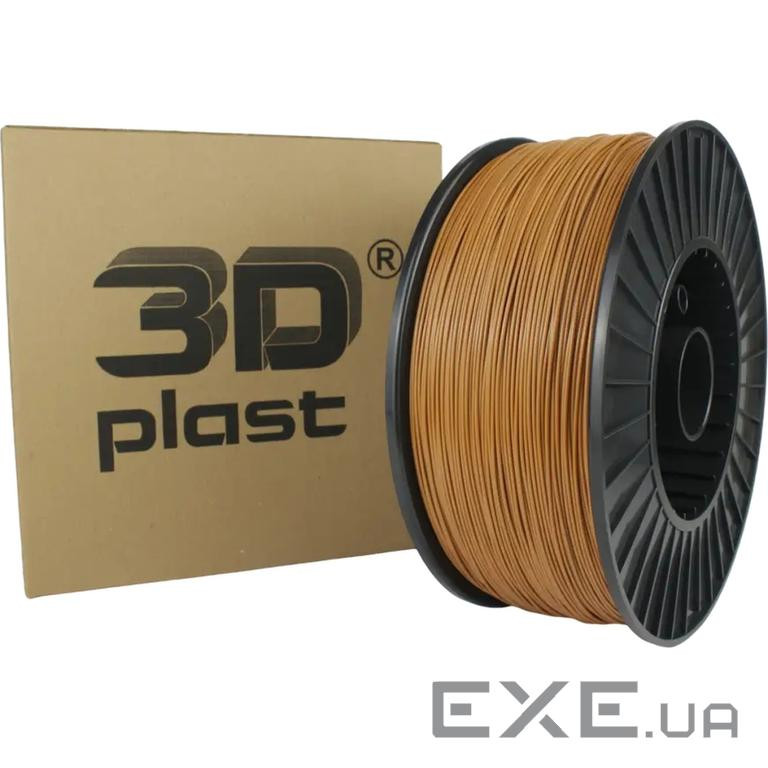 Пластик для 3D-принтера 3Dplast PETG 1.75мм, 3кг , coyote (3DPTG1753KYT)