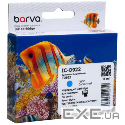 Картридж Barva Epson T0922/T1082 (C13T10824A10) 500ст, cyan (IC-0922)