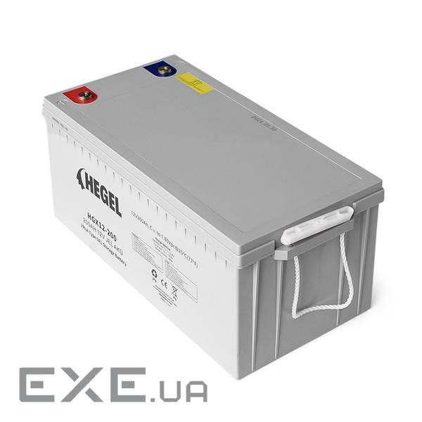Акумуляторна батарея HEGEL GEL 200-12 12V 200Ah (522 x 238 x 223mm), 57kg (6-CNFJ-200)