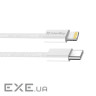 Дата кабель USB-C to Lightning 1.0m 27W grey ColorWay (CW-CBPDCL061-GR)