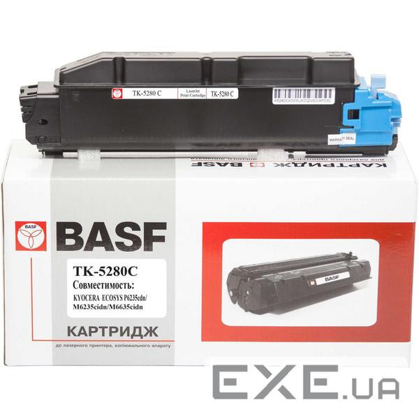 Тонер-картридж BASF Kyoсera TK-5280C , 1T02TWCNL0 (KT-TK5280C) (BASF-KT-TK5280C)