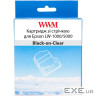 Картридж зі стрічкою WWM для Epson LW-1000/5000 36mm х 8m Black-on-Clear (WWM-ST36K) 8m Black-on-Clear (WWM-ST36K)