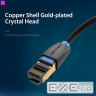 Патч корд Vention CAT 8 SFTP Ethernet, 1 m, Black (IKABF)