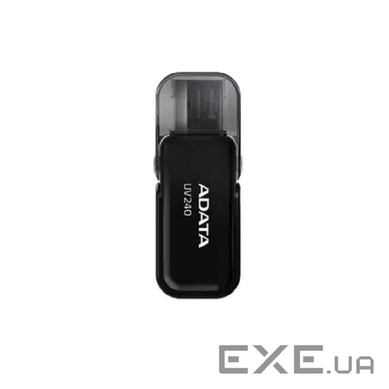 USB накопичувач A-Data 32GB USB 2.0 UV240 Black (AUV240-32G-RBK)