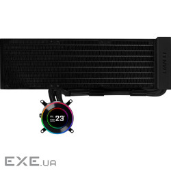 Водяне охолодження для ПК LIAN LI HydroShift II LCD-C 360 FANLESS, Black (G89.GHS2LCD36B.00)