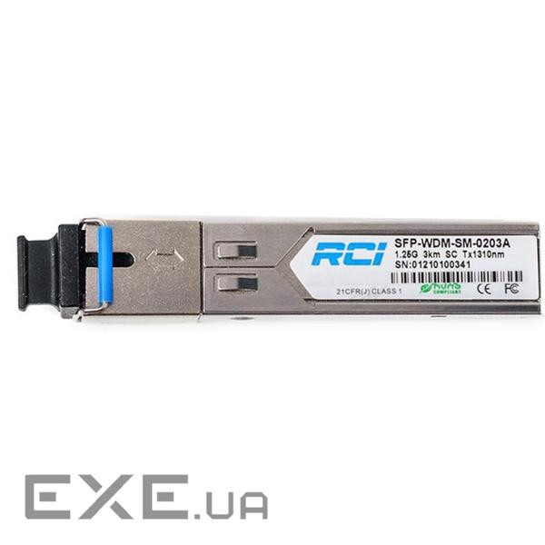 Модуль SFP 1G, 3km, LC, Tx 1310nm RCI (SFP-WDM-SM-0203A-LC)