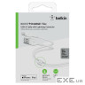 Дата кабель USB 2.0 AM to Lightning 1.0m SILICONE white Belkin (CAA008BT1MWH)