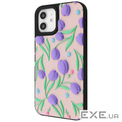 Чехол WAVE Doodle Case iPhone 12/12 Pro flowers (63520 flowers)