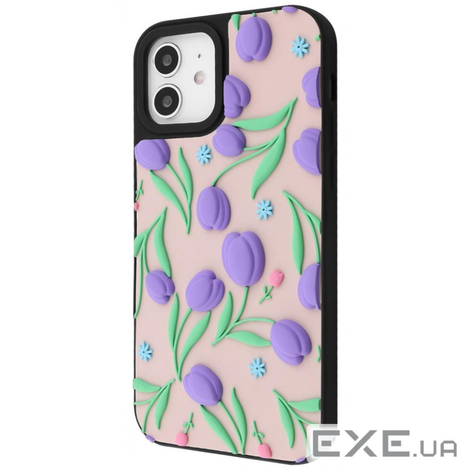 Чехол WAVE Doodle Case iPhone 12/12 Pro flowers (63520 flowers)