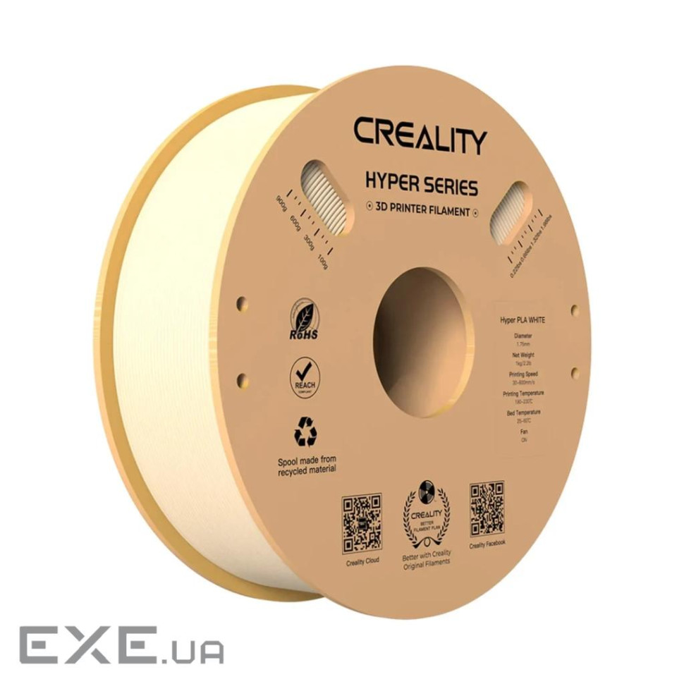 Пластик для 3D-принтера Creality PLA Hyper 1кг, 1.75мм, skin (3301010378)