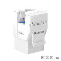 Модуль Keystone RJ45 UTP cat.6 NW186 Unshielded Module 180 White Ugreen (30844)