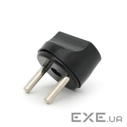 Перехідник на євророзетку Black, в упаковці 50 штук, ціна за штуку (YT-PERaBl) (YT-PERaBl)