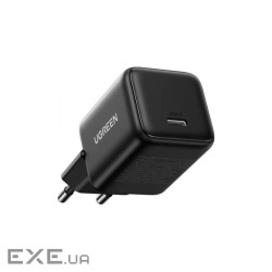Зарядний пристрій Ugreen USB-C PD20W GaN X512 black (55553)