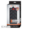 Мережевий фільтр-подовжувач REAL-EL RS-8 Protect Black 3м (EL122300022)