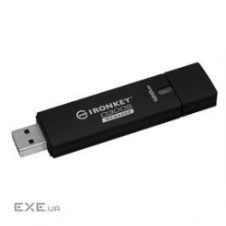 Kingston Memory Flash IKD300SM/128GB 128GB D300SM AES 256 XTS Encrypted USB Drive Retail