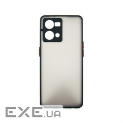 Чохол для моб. телефону Dengos Matte OPPO Reno 7 (black) (DG-TPU-MATT-111)