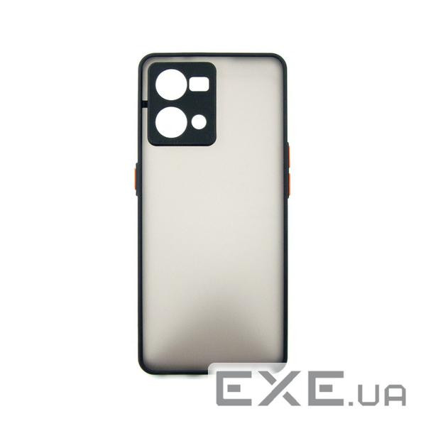 Чохол для моб. телефону Dengos Matte OPPO Reno 7 (black) (DG-TPU-MATT-111)