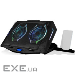Підставка для ноутбука MODECOM Silent Fan MC-CF21 RGB (PL-MC-CF-21-RGB)
