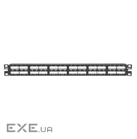 Рамка для набірної 19" патчпанелі, 48 портів FTP, 1U (CP48HDBL) FTP, 1U (CP48HDBL)