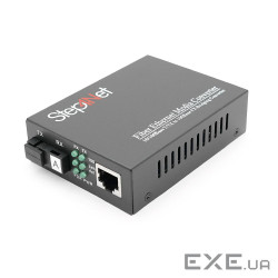 Медіаконвертер Step4Net MC-R-0,1-1SM-1310nm-20-LFP, 1550 WDM одноволоконний Full (MC-R-1310 WDM-LFP)