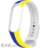 Ремінець Armorstandart для Xiaomi Mi Band 4/3 Blue - Yellow (ARM65667)
