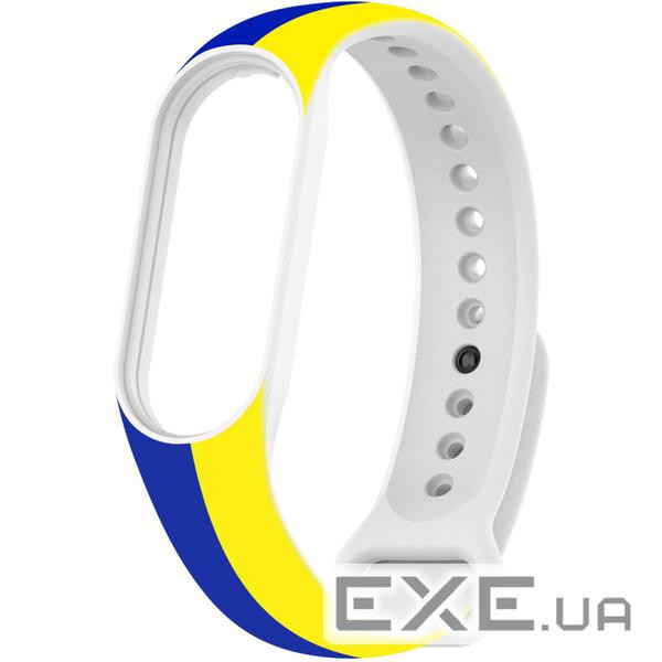 Ремінець Armorstandart для Xiaomi Mi Band 4/3 Blue - Yellow (ARM65667)