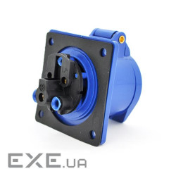 Розетка накладна пряма SF-313, 3 полюси, 2Р + E, 16А , 380V, IP44