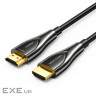 Кабель мультимедійний HDMI M to HDMI M 35.0m 4K60Hz fiber optic black Vention (ALSBU)