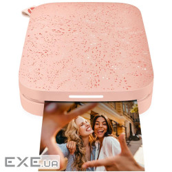 Фотодрукарка портативна HP Sprocket Pink (2"x3",313x400dpi,Zink, 64MB,Bluetooth, колір роже (HPISPP) (HPISPP)