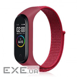 Ремінець BeCover Nylon Style для Xiaomi Mi Smart Band 7 Red (707670)