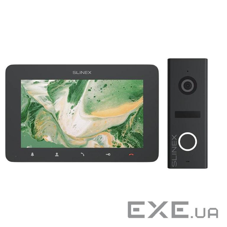 Комплект відеодомофона Slinex SM-07 Graphite + ML-17HR Graphite