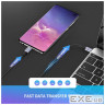 Дата кабель USB-C to USB-C 0.5m 3A 60W US261 black/gray Ugreen (50149)