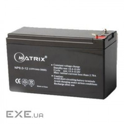 Акумуляторна батарея MATRIX NP9-12 (12В, 9Ач)