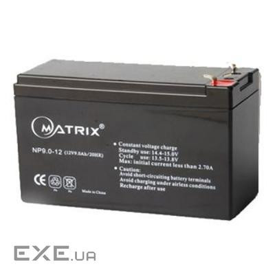 Акумуляторна батарея MATRIX NP9-12 (12В, 9Агод)