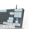 Клавіатура AULA Wind F3287 KRGD Blue Switch Gray/White (6948391240954)