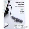 Порт-реплікатор UGREEN CM417 5-in-1 USB-C Hub Gray (20197)
