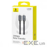 Дата кабель USB-C to USB-C 1.5m 100W USB3.2 20Gb black Baseus (P10318204111-00)