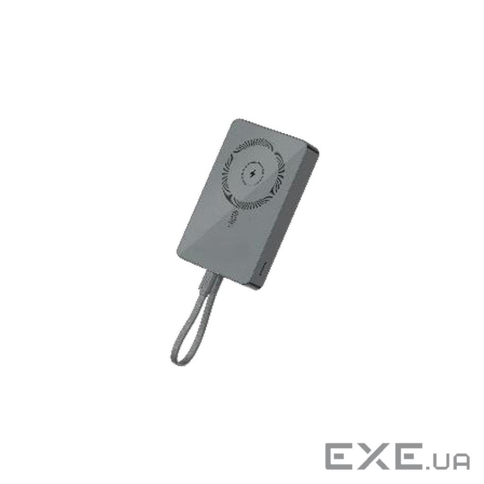 Зовн_АКБ UMETRAVEL M11 Magnetic&Wireless 5000mAh 20W сірий