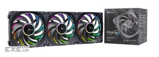 Набір із трьох вентиляторів для корпусу 120MM ARGB 3-PACK MAGFLOW-ARGB-3 SEASONIC