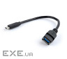 Перехідник OTG USB 3.0 AF to USB-C 0.2m Cablexpert (A-OTG-CMAF3-01)