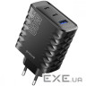 СЗУ Proove Speed Surge Gan 65W (USB + 2 Type-C) black (WCSS60120001)