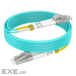 Патчкорд LC/UPC-LC/UPC MM (G50-OM3) 1м Duplex, Slim,2.0мм (UPC-1LCLC(MM)D(LW)S)