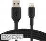 Дата кабель USB 2.0 AM to Lightning 2.0m Belkin (CAA002BT2MBK)