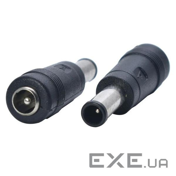 Перехідник живлення Jack DC M/F,7.4x5.0mm до 5.5x2.1mm адаптер,чорний (84.00.7112-1) (84.00.7112-1)