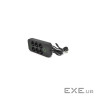 Мережевий фільтр F06U, 6 розеток EU + 4 USB+1PD, кнопка включення з індикатором, 2 м, 3 (F06U-Black) , 3 (F06U-Black)