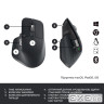 Комплект Logitech MX Keys for Business UA Graphite + Desk Mat Studio Series Mid Grey (MX920-010933)